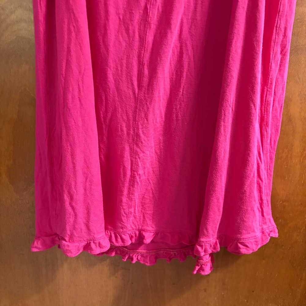 Betsey Johnson Betseyville Barbie Pink Babydoll Slip Dress Green Bow XL Y2K Goth - Picture 10 of 14